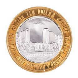 .999 Fine Silver Nugget Casino Sparks, NV $10 Limited Edition Gaming Token