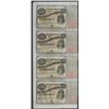 Image 1 : Uncut Sheet of (4) State of Louisiana Baby Bond Obsolete Notes