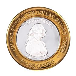 .999 Silver Palms Casino Las Vegas, NV $10 Casino Limited Edition Gaming Token