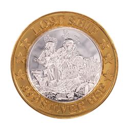 .999 Fine Silver Lost Ship Luxury Cruise $10 Limited Edition Gaming Token