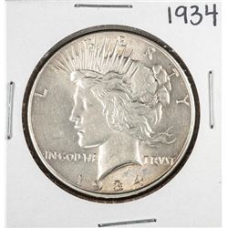 1934 $1 Peace Silver Dollar Coin