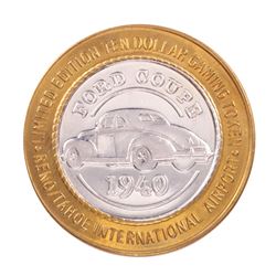 .999 Silver Fly RNO Reno Tahoe $10 Casino Limited Edition Gaming Token