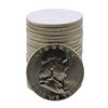 Image 1 : Roll of (20) Brilliant Uncirculated 1963 Franklin Half Dollar Coins