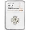 Image 1 : 1944-S Mercury Dime Coin NGC MS65FB