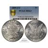 Image 1 : 1889-CC $1 Morgan Silver Dollar Coin PCGS MS63