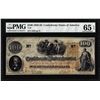 Image 1 : 1862 $100 Confederate States of America Note T-41 PMG Gem Uncirculated 65EPQ