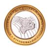 Image 1 : .999 Silver Fitzgerald's Casino & Hotel Reno, NV $20 Limited Edition Gaming Token