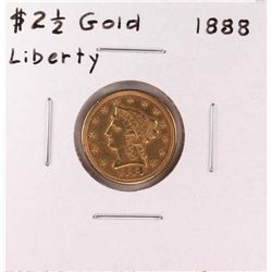 1888 $2 1/2 Liberty Head Quarter Eagle Gold Coin