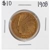 Image 1 : 1908 $10 Indian Head Eagle Gold Coin