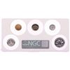 Image 2 : 1961 (5) Coin Proof Set NGC Graded PF67