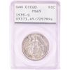 Image 1 : 1935-S San Diego Commemorative Half Dollar Coin NGC MS65 Green Rattler Holder
