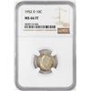 Image 1 : 1952-D Roosevelt Dime Coin NGC MS66FT