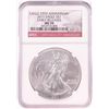 Image 1 : 2011 $1 American Silver Eagle Coin NGC MS70 Early Releases