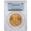 Image 1 : 1914-D $20 St. Gaudens Double Eagle Gold Coin PCGS AU55