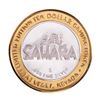 Image 2 : .999 Silver Sahara Las Vegas, Nevada $10 Casino Limited Edition Gaming Token