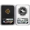 Image 2 : 1792-2017 Half Disme 1/10 oz. Gold & 1oz. Silver Medals NGC PF70 W/ Moy Signature Set