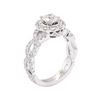 Image 4 : 14KT White Gold 1.61 ctw Diamond Wedding Ring