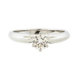 14KT White Gold 0.42 ctw Diamond Ring