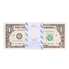 Image 1 : Pack of (100) Consecutive 2013 $1 Federal Reserve STAR Notes Cleveland
