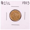 Image 1 : 1903 $2 1/2 Liberty Head Quarter Eagle Gold Coin