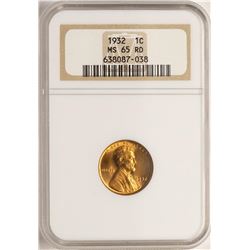 1932 Lincoln Wheat Cent Coin NGC MS65RD