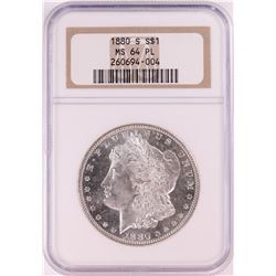 1880-S $1 Morgan Silver Dollar Coin NGC MS64 PL