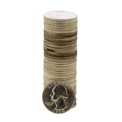 Roll of (40) Brilliant Uncirculated 1964-D Washington Quarter Coins