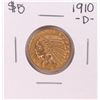 Image 1 : 1910-D $5 Indian Head Half Eagle Gold Coin