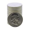 Image 1 : Roll of (20) Brilliant Uncirculated 1963 Franklin Half Dollar Coins