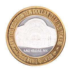 .999 Silver Golden Nugget Las Vegas $10 Casino Limited Edition Gaming Token