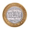 Image 2 : .999 Silver Golden Nugget Las Vegas $10 Casino Limited Edition Gaming Token