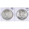 Image 1 : Lot of 1881-S & 1882-S $1 Morgan Silver Dollar Coins