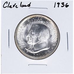 1936 Cleveland Centennial Commemorative Half Dollar Coin