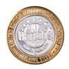 Image 2 : .999 Silver Harrah's Casino Reno Nevada $10 Casino Limited Edition Gaming Token