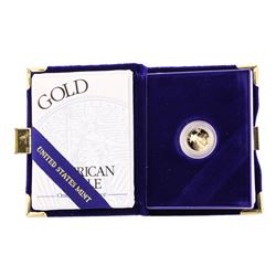 1999-W $5 Proof American Gold Eagle Coin with Box & COA