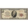 Image 1 : 1929 $10 First NB of Scranton, Pennsylvania CH# 77 National Currency Note
