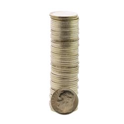 Roll of (50) Brilliant Uncirculated 1953-D Roosevelt Dime Coins