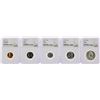 Image 1 : 1957 (5) Coin Proof Set NGC Graded PF66RD/PF66/PF67