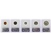 Image 2 : 1957 (5) Coin Proof Set NGC Graded PF66RD/PF66/PF67