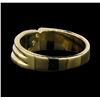 Image 3 : 14KT Yellow Gold 0.15 ctw Diamond Ring