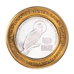 .999 Silver Reno Tahoe International Airport $10 Casino Limited Edition Gaming Token