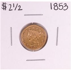 1853 $2 1/2 Liberty Head Quarter Eagle Gold Coin
