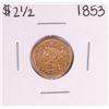 Image 1 : 1853 $2 1/2 Liberty Head Quarter Eagle Gold Coin