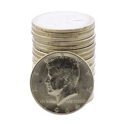 Roll of (20) Brilliant Uncirculated 1964 Kennedy Half Dollar Coins