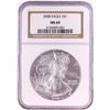 Image 1 : 2008 $1 American Silver Eagle Coin NGC MS69