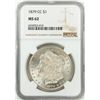 Image 1 : 1879-CC $1 Morgan Silver Dollar Coin NGC MS62