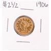 Image 1 : 1906 $2 1/2 Liberty Head Quarter Eagle Gold Coin