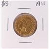 Image 1 : 1911 $5 Indian Head Half Eagle Gold Coin