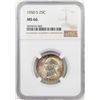 Image 1 : 1950-S Washington Quarter Coin NGC MS66