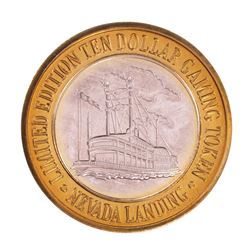 .999 Silver Nevada Landing Jean, NV $10 Casino Limited Edition Gaming Token